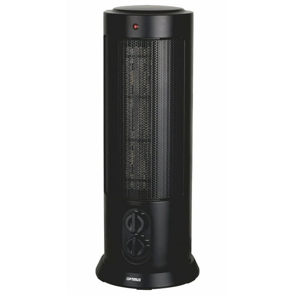 Optimus 18 in. Oscillating Tower Heater w/ Thermostat