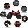 thumbnail image 5 of Shininglove 24V Electric Kids Ride on Car with Remote Control, 10Ah Battery Powered Wheel UTV with Spring Suspension for Boys, Red, 5 of 6