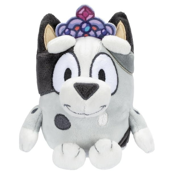 Muffin de peluche con forma de princesa Bluey Friends, 16,5 cm de altura