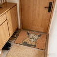thumbnail image 6 of Funny Welcome Mats Outdoor - Highland Cow Decor Front Door Mat Outdoor Entrance, Come on in and Hang with The Herd Welcome Mat, Indoor Door Mats for Entryway, 16x24 Inches, 6 of 6