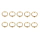thumbnail image 1 of 10 paquetes de anillos circulares de cuentas de cobre y metal de varios tamaños Oro 6mm, 1 of 9