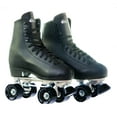 thumbnail image 4 of Chicago Skates Men's Deluxe Quad Roller Skates, Classic Rink Skate, Size 12, Black, 4 of 8