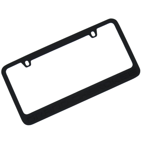 Jeep Grand Cherokee License Plate Frame (Matte Black)