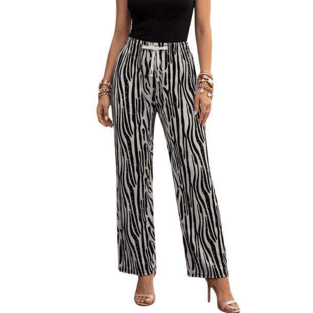 Pants Mujer Corte Ancho Unitalla Diseño Moderno y Fresco para Verano