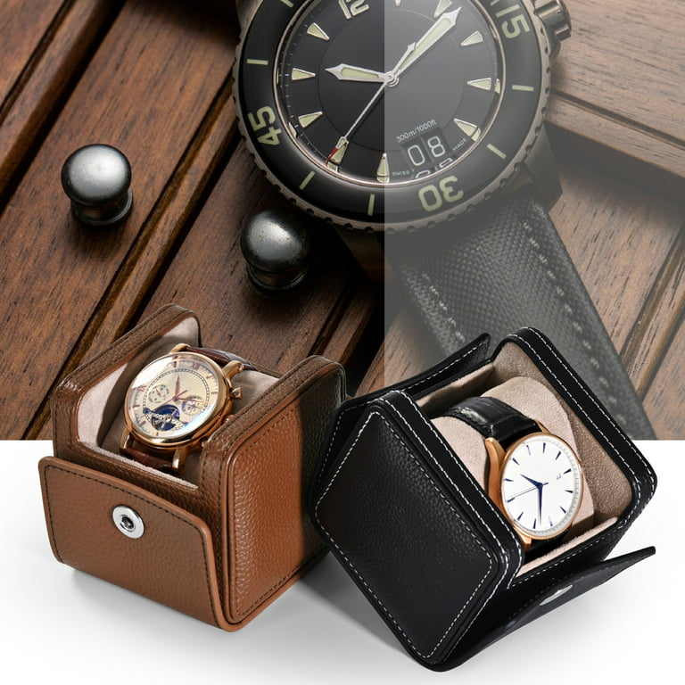 Oirlv Watch Box Travel Watch Case Watch Storage Display Box Single