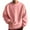 A-Pink310, variant on XAOWF Men'S Casual Plush Sweatshirt Round Neck Solid Color Drop Sleeve Loose Fit Simple Stylish Pullover Everyday Wear 2025 Autumn Versatile Trendy Tops