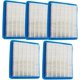 thumbnail image 5 of 5 filtros de aire para cortacésped, filtro de aire de repuesto para Briggs Stratton 491588s 4915885 399959, cortacésped y tractor de motor, 5 of 5