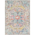 thumbnail image 3 of Mark&Day Area Rugs, 5x7 Olivia Traditional Teal Beige Area Rug (5'3" x 7'3"), 3 of 10