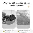 thumbnail image 6 of vnanda Rice Drain Basket Stainless Steel Rice Washer Strainer Bowl Quick Drainage Rice Washing Bowl Rice Sieve Colander Fruit Vegetable Strainer Kitchen, 6 of 9