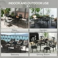 thumbnail image 5 of Powder - coated Steel Frame - Supports 110 lbs - Outdoor Afternoon Tea - Stable Dining Surface, 5 of 5