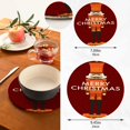thumbnail image 5 of SKYSONIC Christmas Nutcracker Orange Pot Holders Trivets, 2 Pcs Heat Resistant Trivets,Red Winter Cotton Thread Weave Mats for Hot Pads Pans Pot Bowl Teapot for Kitchen Decor, 5 of 7