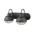 thumbnail image 2 of Neo-Industrial 2 - Light Matte Black / Black Wall Sconce, 2 of 4