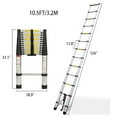 thumbnail image 5 of netuera Aluminum Telescopic Extension Ladder Collapsible Ladder, One-Button Retraction Extension Ladder,Multi-Use, 330 lbs Capacity,10.5FT / 3.2M 12.5FT / 3.8M 14.5FT / 4.4M, 5 of 5