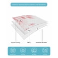 thumbnail image 5 of Quilts Twin Size, Pink Floral Art Soft Comforter Bedding Set for Bed, Watercolor Botanical Spring Flowers Lightweight Quilted Bedspread with Pillow Cover(2 Pieces) for All Season, 68x86 Inch, 5 of 6