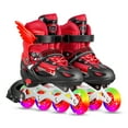 thumbnail image 1 of Inline Skates Réglable avec des Roues Lumineuses pour Enfants et Adultes Fitness Extérieur Intérieur Inline Skates, 1 of 7