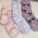 thumbnail image 2 of Calcetines de peluche Sanrio Kuromi con bonitos dibujos animados de anime My Melody Cinnamoroll, calcetines gruesos que mantienen el calor, a prueba de olores, regalos navideños para mujeres, 2 of 5