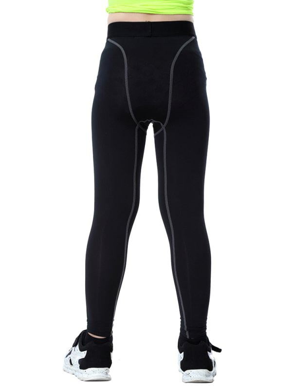Toddler Kids Boy Compression Sports Pants Tight Base Layer Trouser Underwear