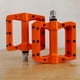 thumbnail image 4 of Sonducket Pack de 2 pedales de bicicleta a prueba de golpes Pedal de bicicleta 9/16 pulgadas sellado ciclismo montar soporte plataforma taco Ciclismo Naranja, 4 of 6