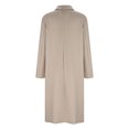 thumbnail image 4 of XFLWAM Long Trench Coat for Women Soft Wool Lapel Double Breasted Pea Coat Casual Business Solid Outwear Winter Essentials Beige XL, 4 of 5