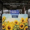 thumbnail image 3 of High Precision Body Weight Scale Smart Bathroom Scales with Large LCD Display(400lbs),Decorative for Bedroom-Field Full Of Sunflower Flowers On Sunny Day, 3 of 4