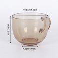 thumbnail image 2 of Coofit Tasse à Café en Verre Petite 2 Pcs Simple Moderne Décontractée Tasse à Lait avec Poignée, 2 of 10