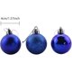 thumbnail image 2 of 24 piezas de adornos de bolas de Navidad pequeñas de 1,57 pulgadas, decoraciones navideñas inastillables, bolas de árbol para decoración de fiestas de bodas, adornos de árboles, ganchos incluidos, 2 of 4