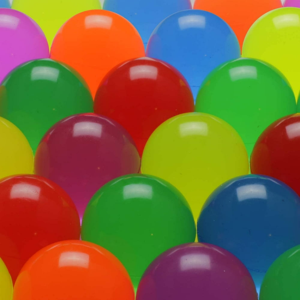 Bouncy Balls Bulk 45mm 1.8” Clear Colored Bouncy Balls for Kids