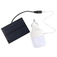 thumbnail image 2 of Solar LED de Bombilla, Bombilla LED Solar de 1500 LM 40W 5000K Ahorro de Energía Eficiente para acampar, 2 of 7