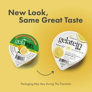 Gelatein Plus Lemon: 20 grams of protein. Ideal for clear liquid diets, swallowing difficulties, dialysis and oncology. Great pre or post-workout snack. (12 pack)