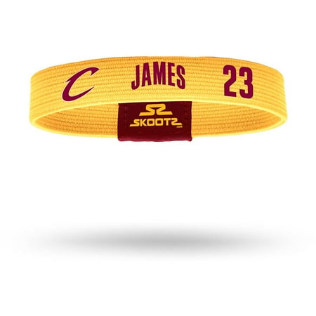 skootz wristband cavaliers lebron james gold walmart com