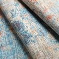 thumbnail image 7 of Mark&Day Area Rugs, 5x7 Lithoijen Modern Teal Area Rug, Blue Orange Grey Carpet for Living Room, Bedroom or Kitchen (5' x 7'6"), 7 of 7