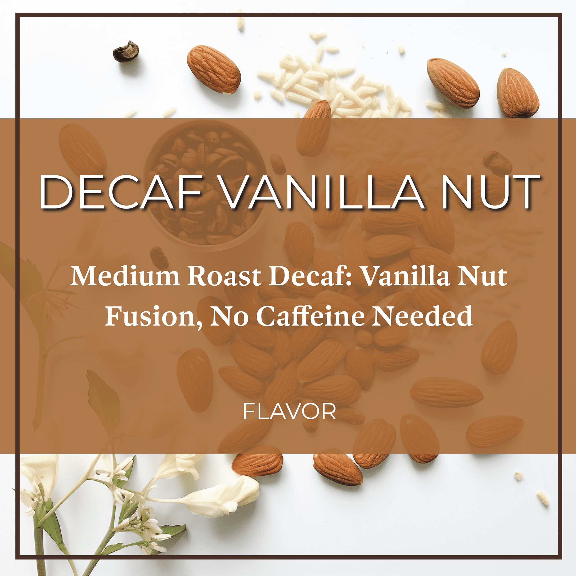 San Diego Coffee DECAF Vanilla Nut, Medium Roast, Ground Coffee, 16-Ounce Bag