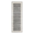 thumbnail image 2 of Jill Zarin Uptown Collection Area Rug - Yorkville (2' 2" x 6' 1" Runner Gray/Ivory), 2 of 6