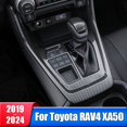 thumbnail image 2 of Panel de cambio de marchas de coche, cubierta protectora de marco, pegatina embellecedora para Toyota RAV4 XA50 2019 2020 2021 2022 2023 2024, accesorios híbridos, 2 of 5