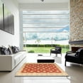 thumbnail image 6 of Ahgly Company Indoor Rectangle Abstract Orange Red Oriental Area Rugs, 5' x 8', 6 of 6