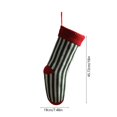 thumbnail image 3 of Christmas Stocking Stripe Knitted Contrast Cuff Polyester for Family Holiday Fireplace Mantel Tree Wall Stair Christmas Party Decorations by MPOISVA, 3 of 6