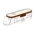 thumbnail image 1 of Fiudx Organizador para Refrigerador, Rejilla Ajustable para Guardar Huevos, Diseño con Ruedas para Fácil Acceso, Solución para Ahorrar Espacio En La Cocina y El Hogar, Práctico Electrodoméstico para, 1 of 5