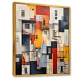 thumbnail image 2 of Designart "Abstract Harlem Renaissance Cityscape" City Buildings Floater Framed Canvas Art Print, 2 of 5
