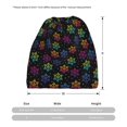 thumbnail image 3 of Hirioo Rainbow Snowflake for Multifunction Beanie Hat for Men and Women Unisex for Winter Sports, Outdoor Activities, and Daily Wear, 3 of 8