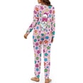 thumbnail image 5 of Tutolipy Christmas Sleepwear for Women Santa Claus Star Printed Pajama Comfy Sleepwear Casual 2 Piece Pjs Set for Home, L, 5 of 7