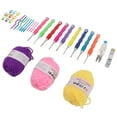 thumbnail image 4 of Crochet Kit, Knitting Set Professional Design Small Portable Ergonomic  For DIY Knitting For Household, 4 of 8