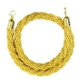 thumbnail image 3 of Langgg Rope Barriers - Heavy Rope Crowd Control Stanchions Duty Crowd Banks Crowd Control Stanchions 2m Yellow, 3 of 7