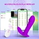 thumbnail image 4 of 1pc App Remote Control Wearable Panty Vibrator, 2 In 1 Dildo & Vibrating Panties Dual Sex Stimulator For G Spot Clit, Invisible Butterfly Panty Vibrator, Adult Sex Toys For Women Couples Pleasure, 4 of 5