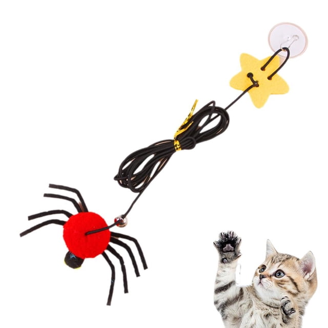 ZOUBAOQ Jouet Interactif Rétractable pour Chaton Chase Spide