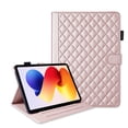 thumbnail image 3 of for Xiaomi Redmi Pad 2 Pro 12.1/Poco Pad M1 12.1 Inch 2025 Case, Rhombus Pattern Multiple Viewing Angles Stand Slim Folio Cover (Rose Gold), 3 of 6