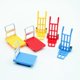 thumbnail image 4 of Miniature Dollhouse Accessories Platform Trolley Fork Lift Hand Cart Set Doll House Scene Ornament Mini Flat Cart Pallet Truck Dolly Sack Truck Simula, 4 of 5