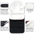 thumbnail image 6 of Casewin Stroller Blanket Cover | Windproof Winter Baby Footmuff Keep Warm - Infant Blanket Warm In Winter, Protect Baby From Winter Cold Weather In Pushchair, Pram, Car Seats, 6 of 6