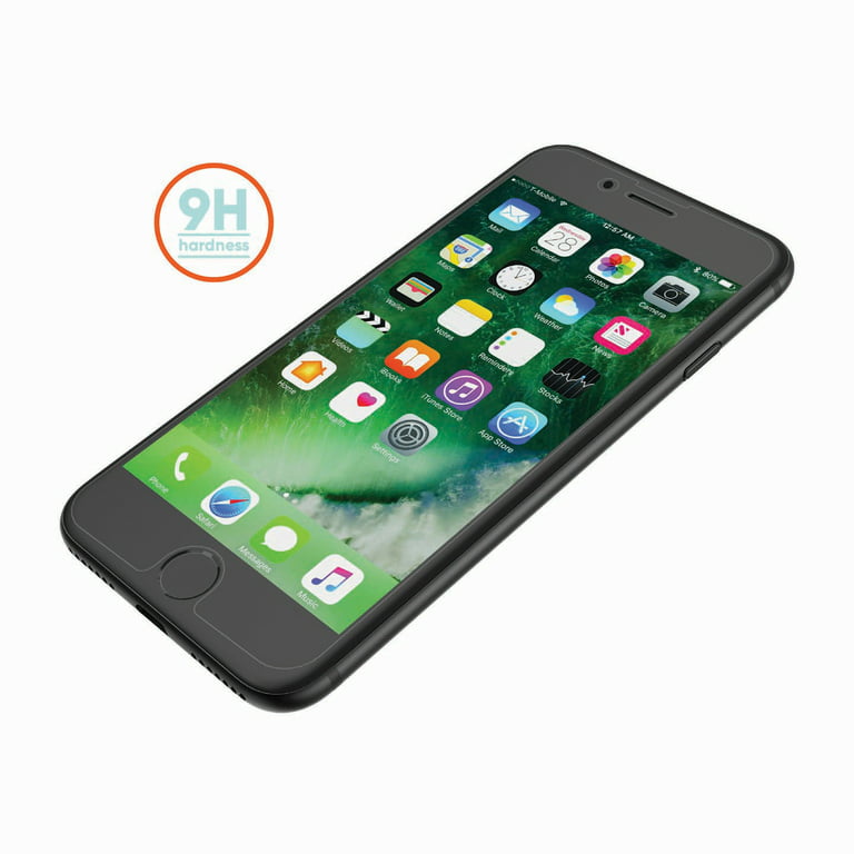 onn. Mirror Glass Screen Protector for iPhone SE 2022, iPhone SE 2020,  iPhone 8, iPhone 7, iPhone 6s, iPhone 6 - DroneUp Delivery
