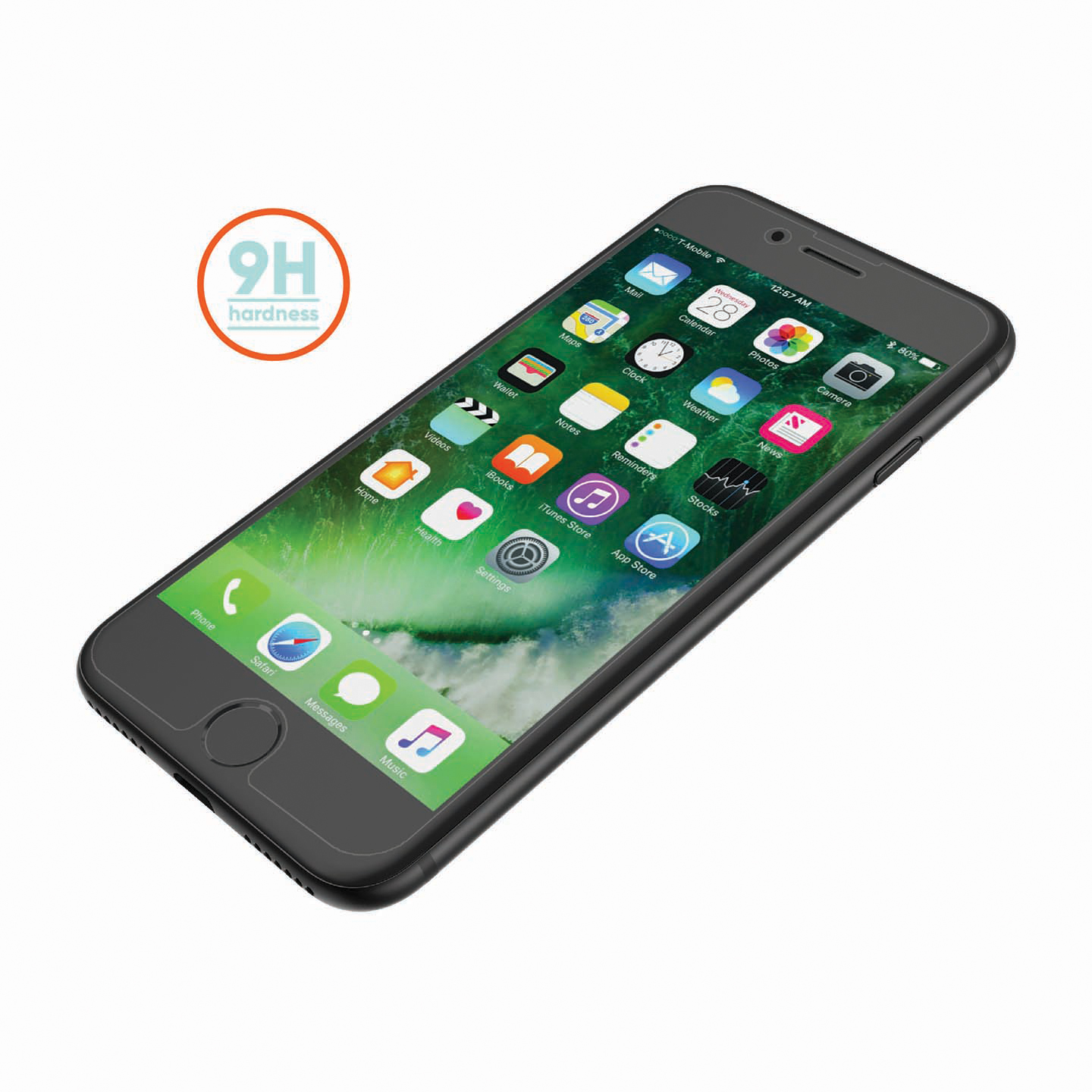 onn. Mirror Glass Screen Protector for iPhone 6/6s/7/8/SE 2020/SE 2022 - Mirror Finish - image 4 of 6