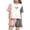 Grey, variant on RTKFRFLM Girls 2-Piece Color Block Outfit Summer Crewneck Short Sleeve Pocket T-Shirt and Matching Shorts Set Trendy Casual Sporty Clothes for Big Girls and Teenagers Clothing
